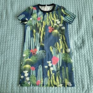 Cute dress with flowering cacti print.